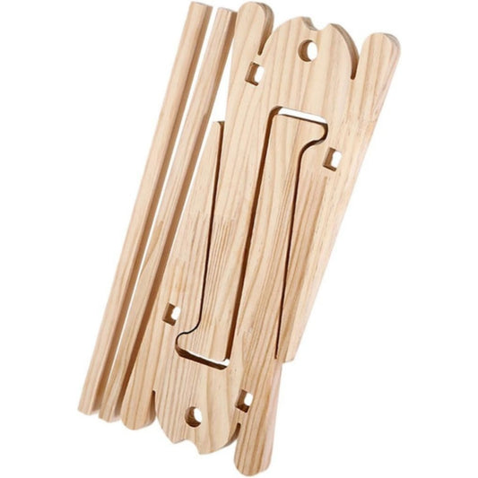 Robustes Laptopstaender fuer Zuhause aus Holz